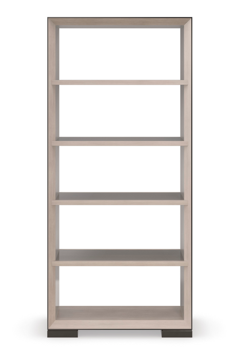 Bronze Glass Shelf Bookcase | Caracole High Rise | Oroa.com