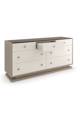 White 7-Drawer Dresser | Caracole Calypso | Oroa.com