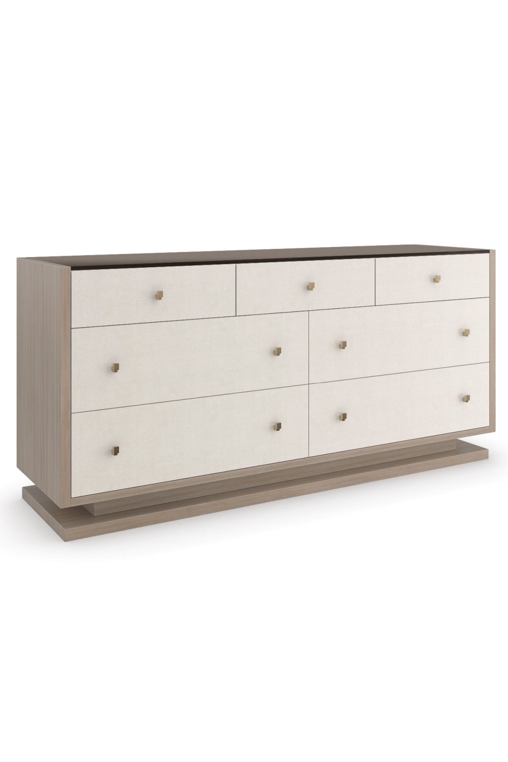 White 7-Drawer Dresser | Caracole Calypso | Oroa.com