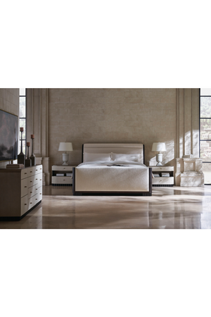Cream Fluted Nightstand | Caracole Deep Sleep | Oroa.com