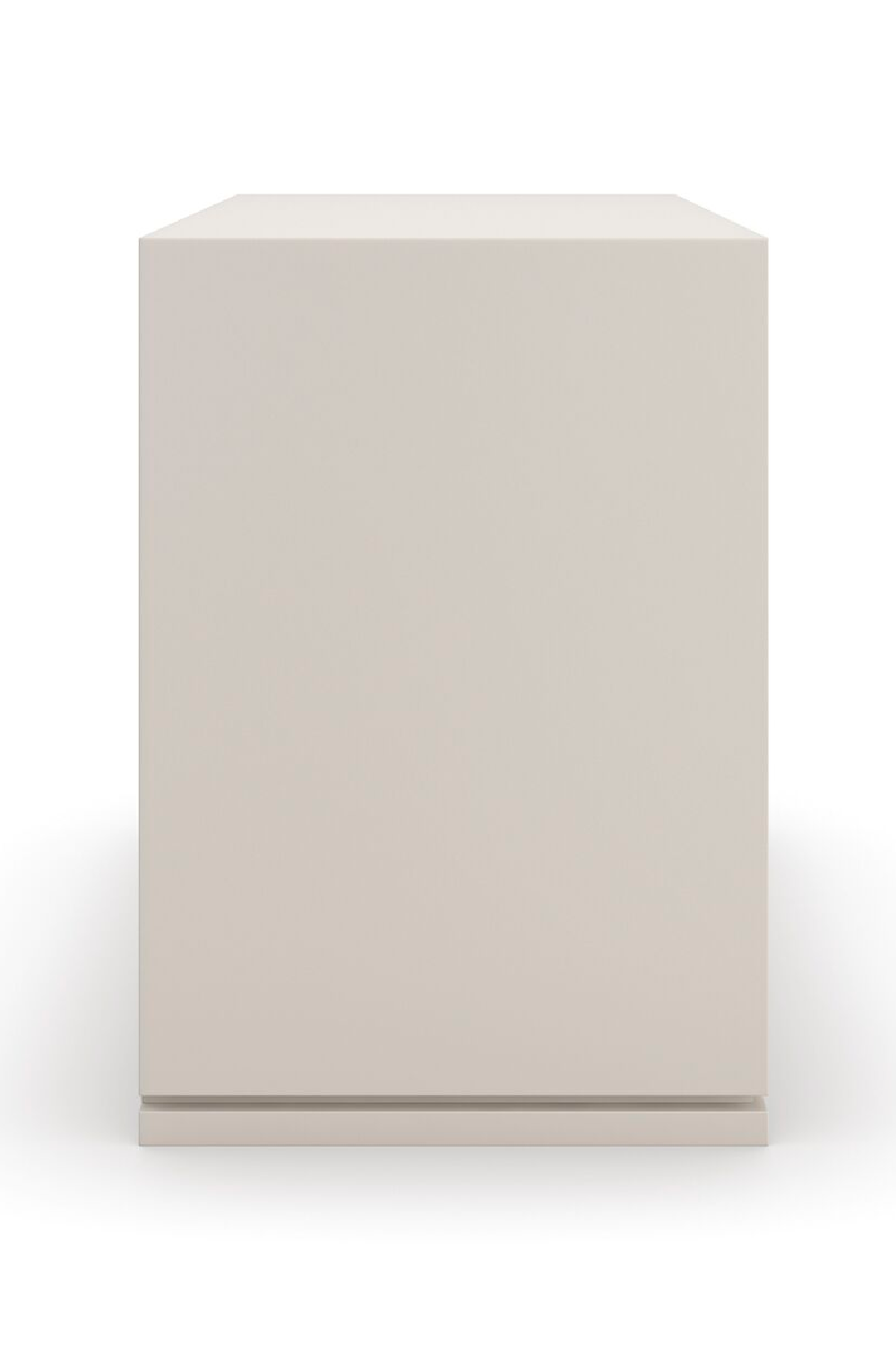 Vinyl 3-Drawer Nightstand | Caracole Silver Lining | Oroa.com