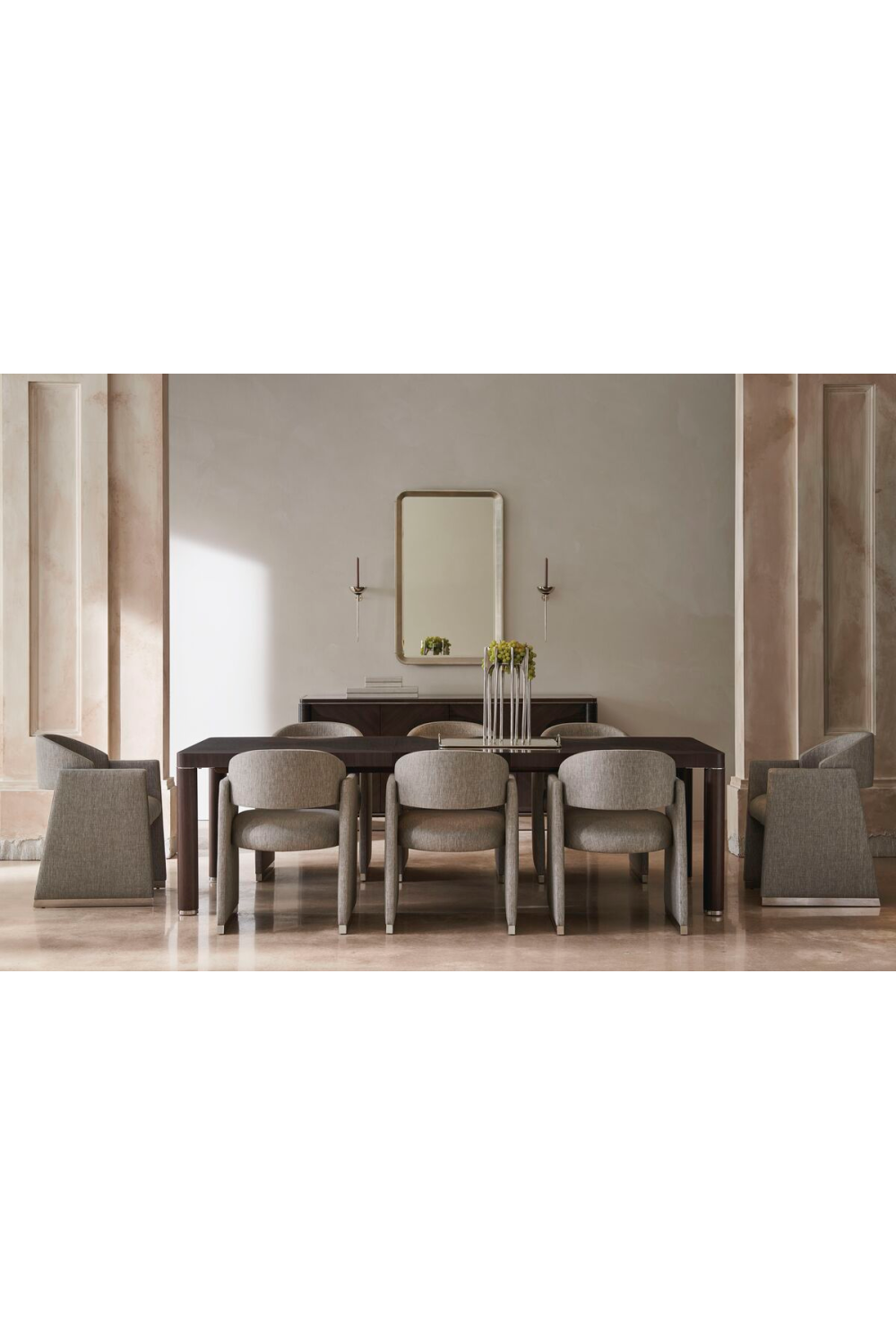 Parsons-Style Dining Table | Caracole Mirror Image | Oroa.com