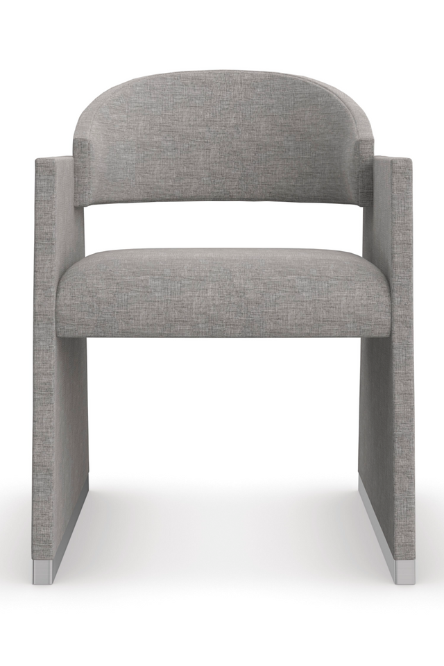 Gray Geometrical Dining Chair | Caracole Polish Off | Oroa.com