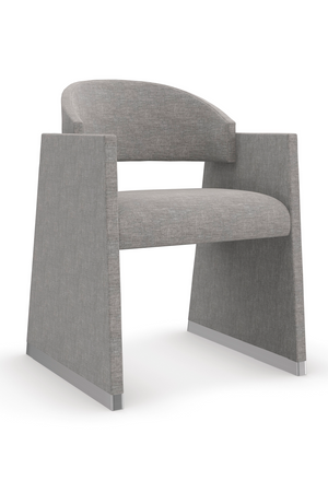 Gray Geometrical Dining Chair | Caracole Polish Off | Oroa.com