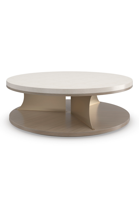 Round Swivel Cocktail Table | Caracole Braces | Oroa.com