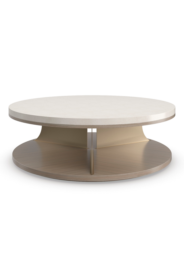 Round Swivel Cocktail Table | Caracole Braces | Oroa.com