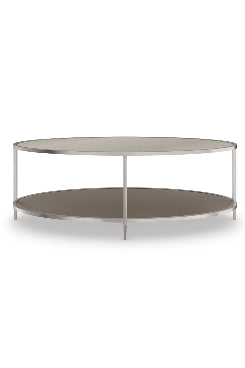 Oval Mirror Cocktail Table | Caracole Shimmer | Oroa.com