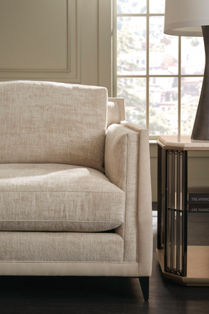 Bronze Glass End Table | Caracole Alloy | Oroa.com