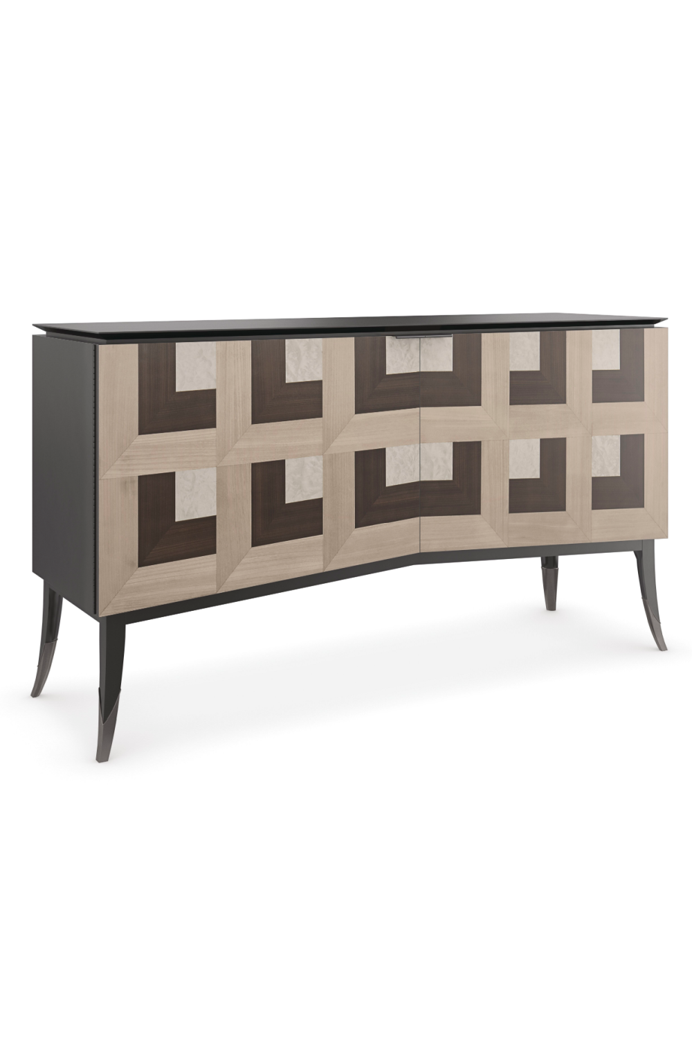 Patterned Wooden Sideboard | Caracole Escher | Oroa.com