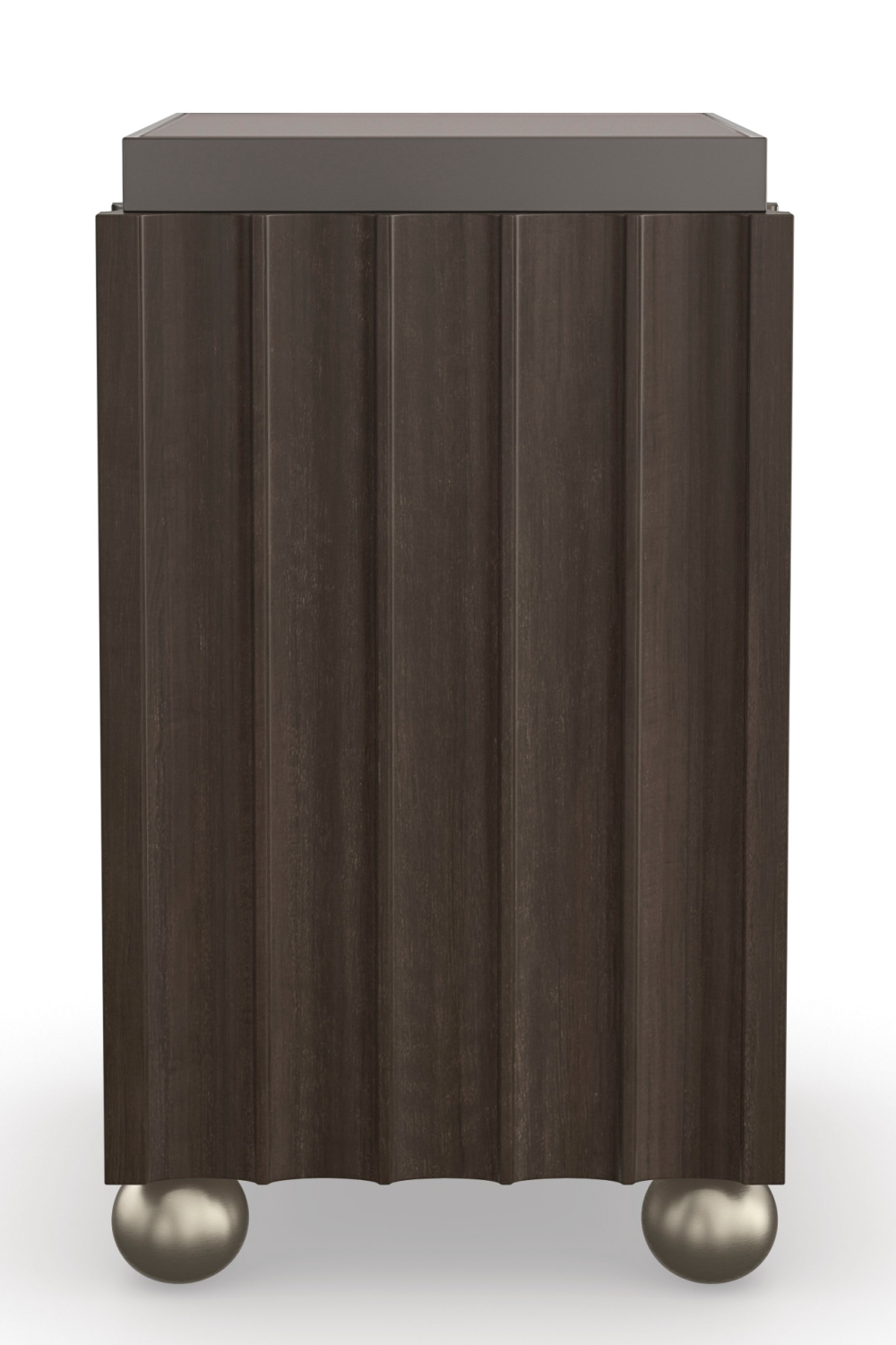 Brown Fluted Bar Table | Caracole Up To You | Oroa.com