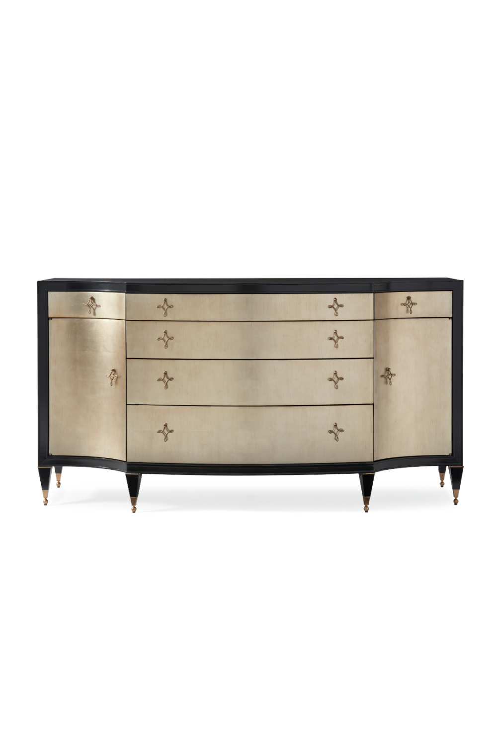 Black And Gold Dresser | Caracole Opposites Attract | Oroa.com