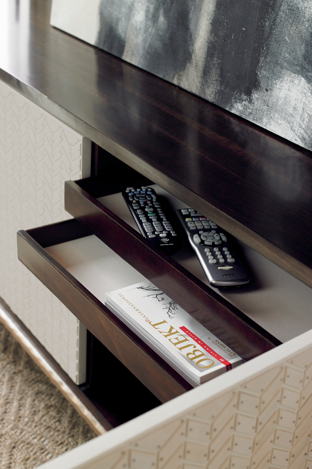 Faux Bone Media Cabinet | Caracole For Your Viewing Pleasure | Oroa.com