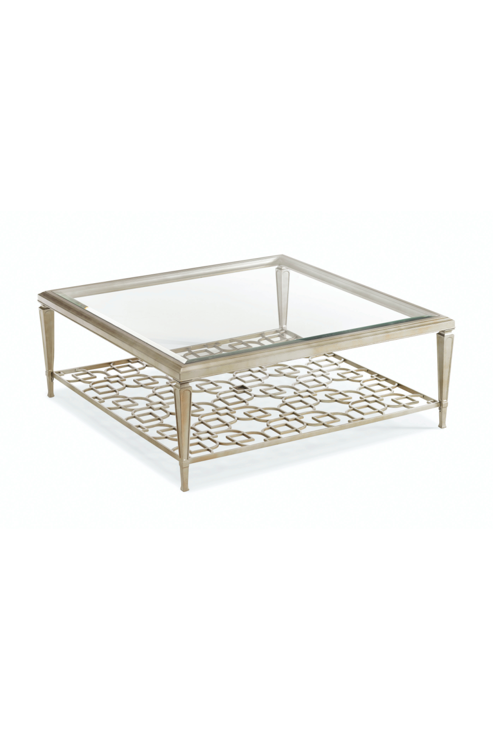 Trellis Patterned Coffee Table | Caracole Sociables | Oroa.com