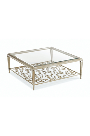 Trellis Patterned Coffee Table | Caracole Sociables | Oroa.com