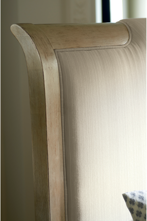 Off White Weave King Bed | Caracole Nite In Shining Armor  | Oroa.com