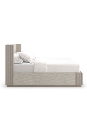 Taupe Linen Bed | Caracole Azure | Oroa.com