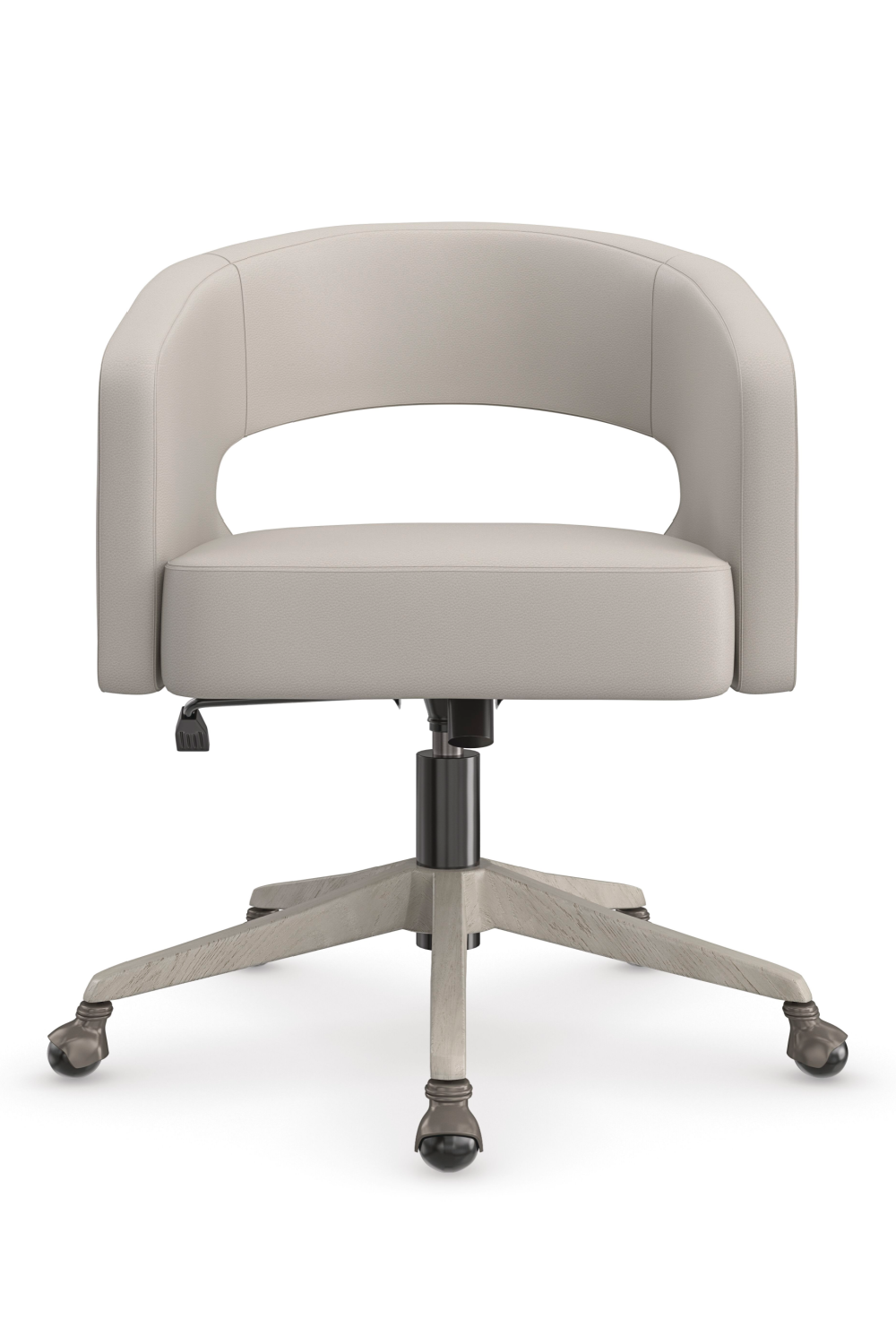 Taupe Leather Office Chair | Caracole Blythe | Oroa.com
