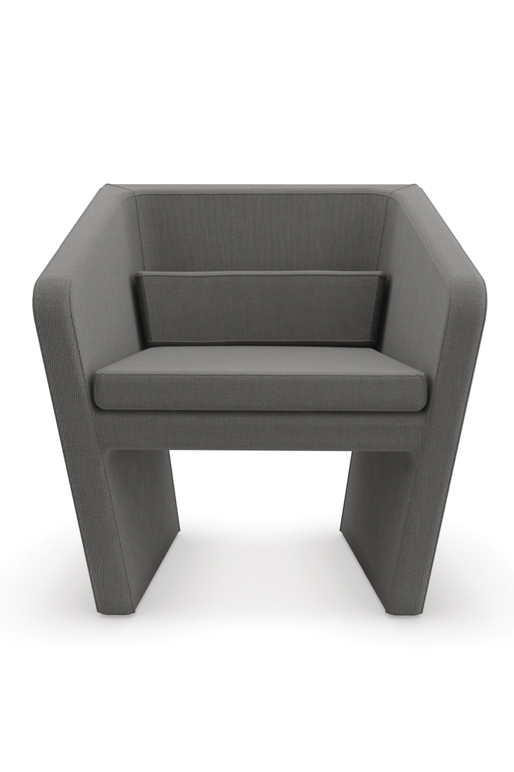 Gray Linen Occasional Chair | Caracole Flyn | Oroa.com