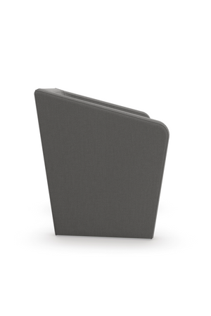 Gray Linen Occasional Chair | Caracole Flyn | Oroa.com