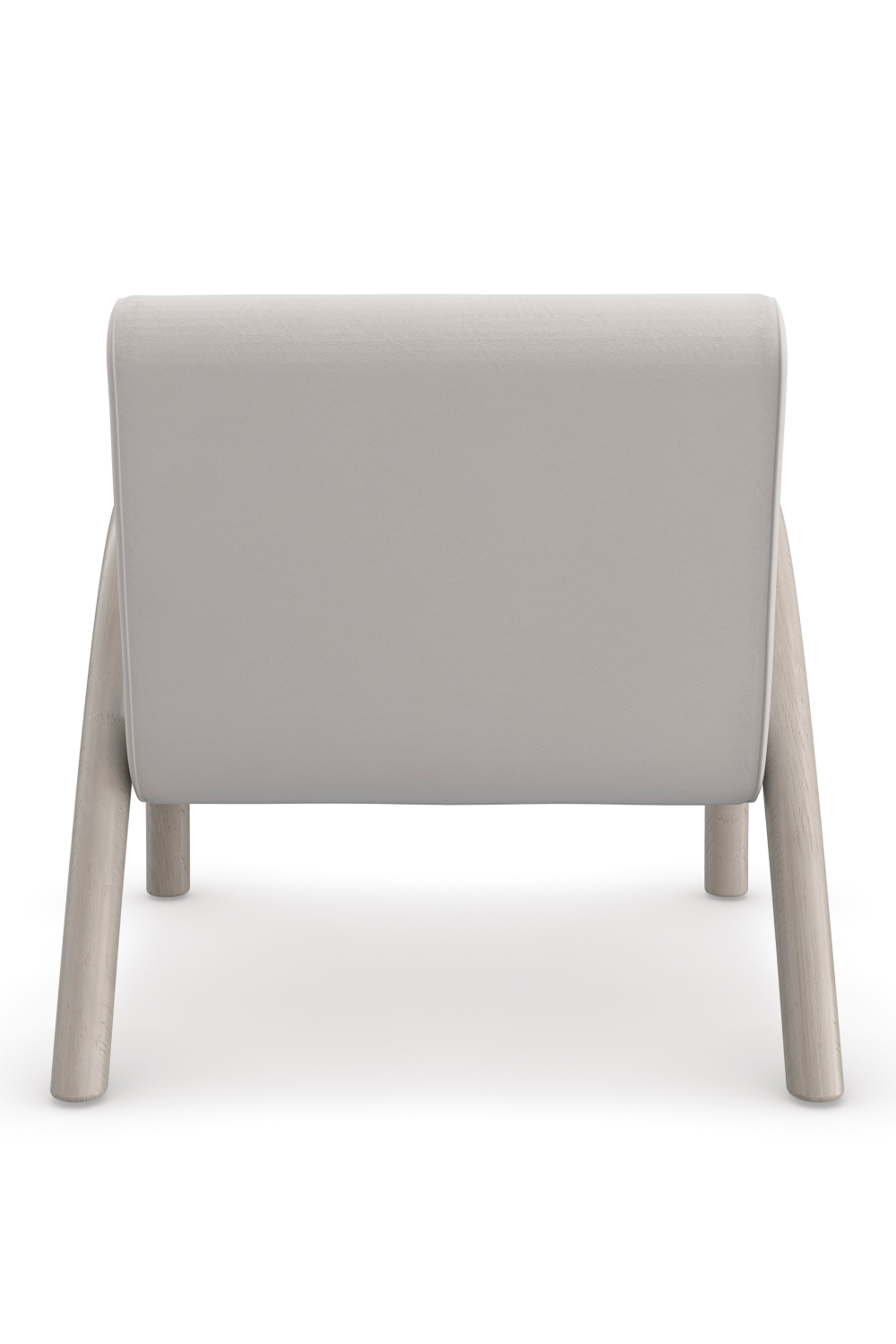Taupe Velvet Accent Chair | Caracole Coco | Oroa.com
