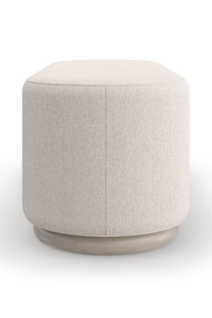 Bouclé Oval Bench | Caracole Asha | Oroa.com