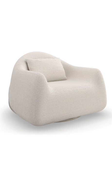 Bouclé Modern Swivel Chair | Caracole Serenity | Oroa.com
