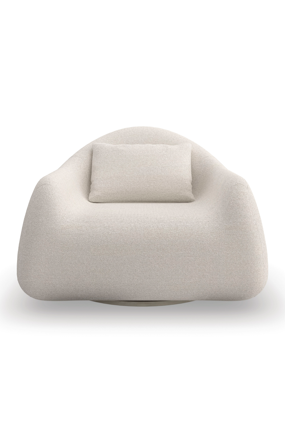 Bouclé Modern Swivel Chair | Caracole Serenity | Oroa.com