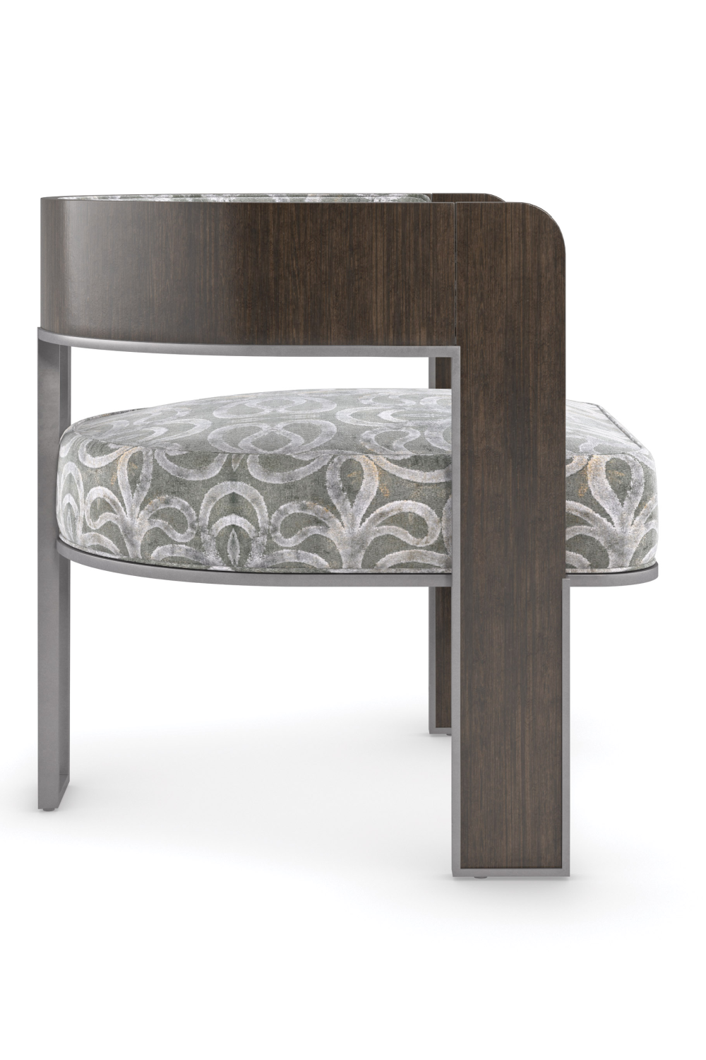 Curved Modern Accent Chair | Caracole Streamliner | Oroa.com