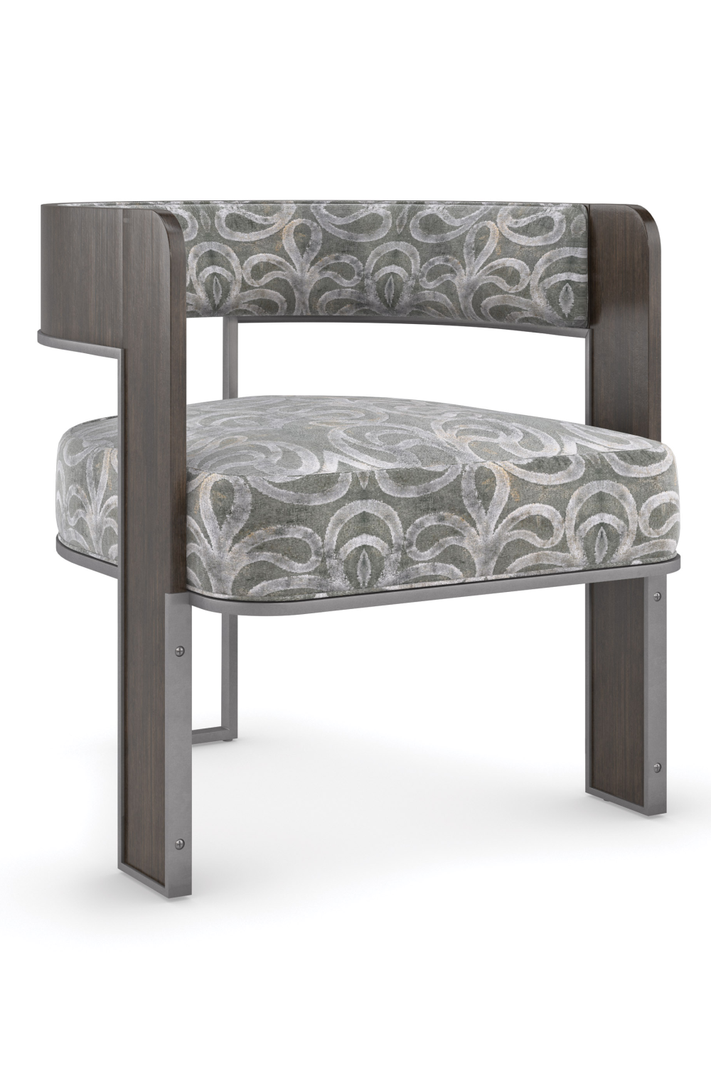 Curved Modern Accent Chair | Caracole Streamliner | Oroa.com