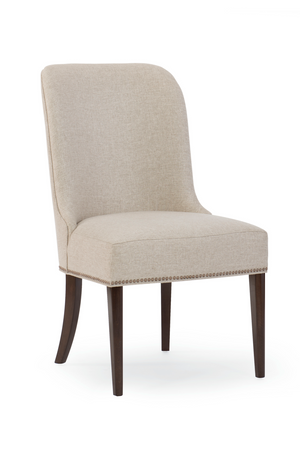 Cream Upholstered Side Chairs (2) | Caracole Streamline | Oroa.com