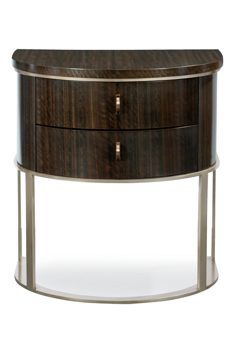 Semi-Circular Nightstand | Caracole Moderne  | Oroa.com