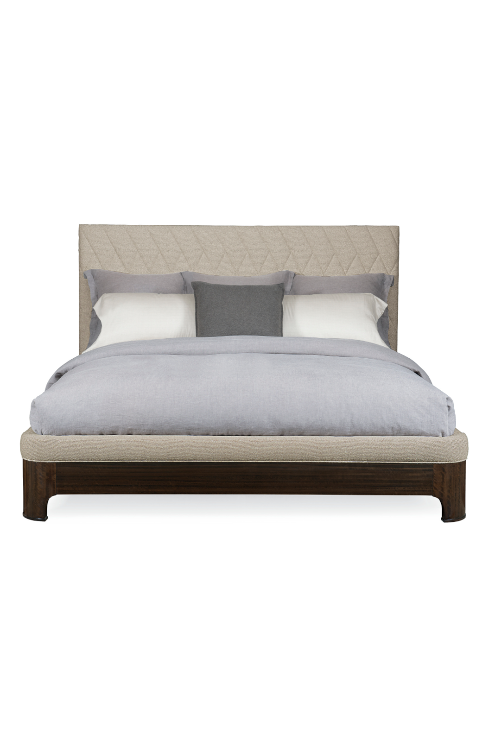 Neutral-Toned Quilted Bed | Caracole Moderne | Oroa.com