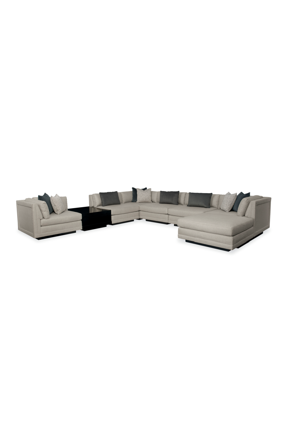 Gray Modern Sectional Sofa | Caracole Fusion | Oroatrade.com