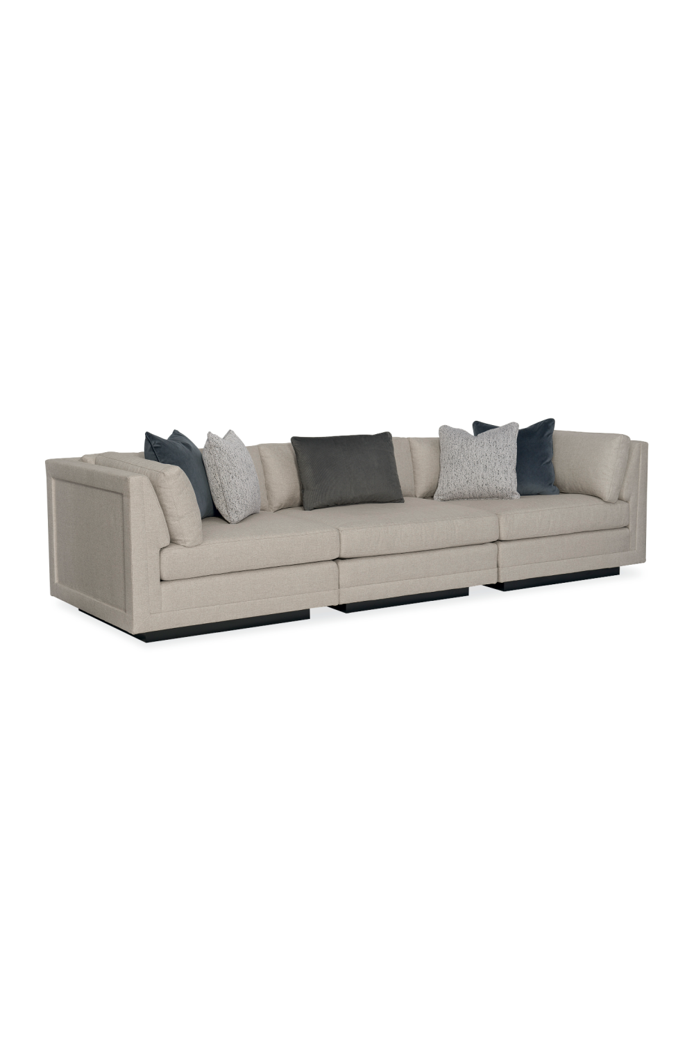 Gray Modern Sectional Sofa | Caracole Fusion | Oroatrade.com