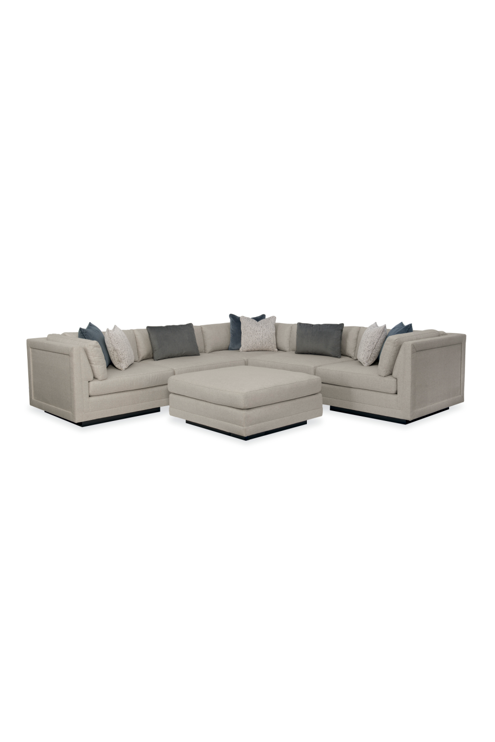 Gray Modern Sectional Sofa | Caracole Fusion | Oroa.com