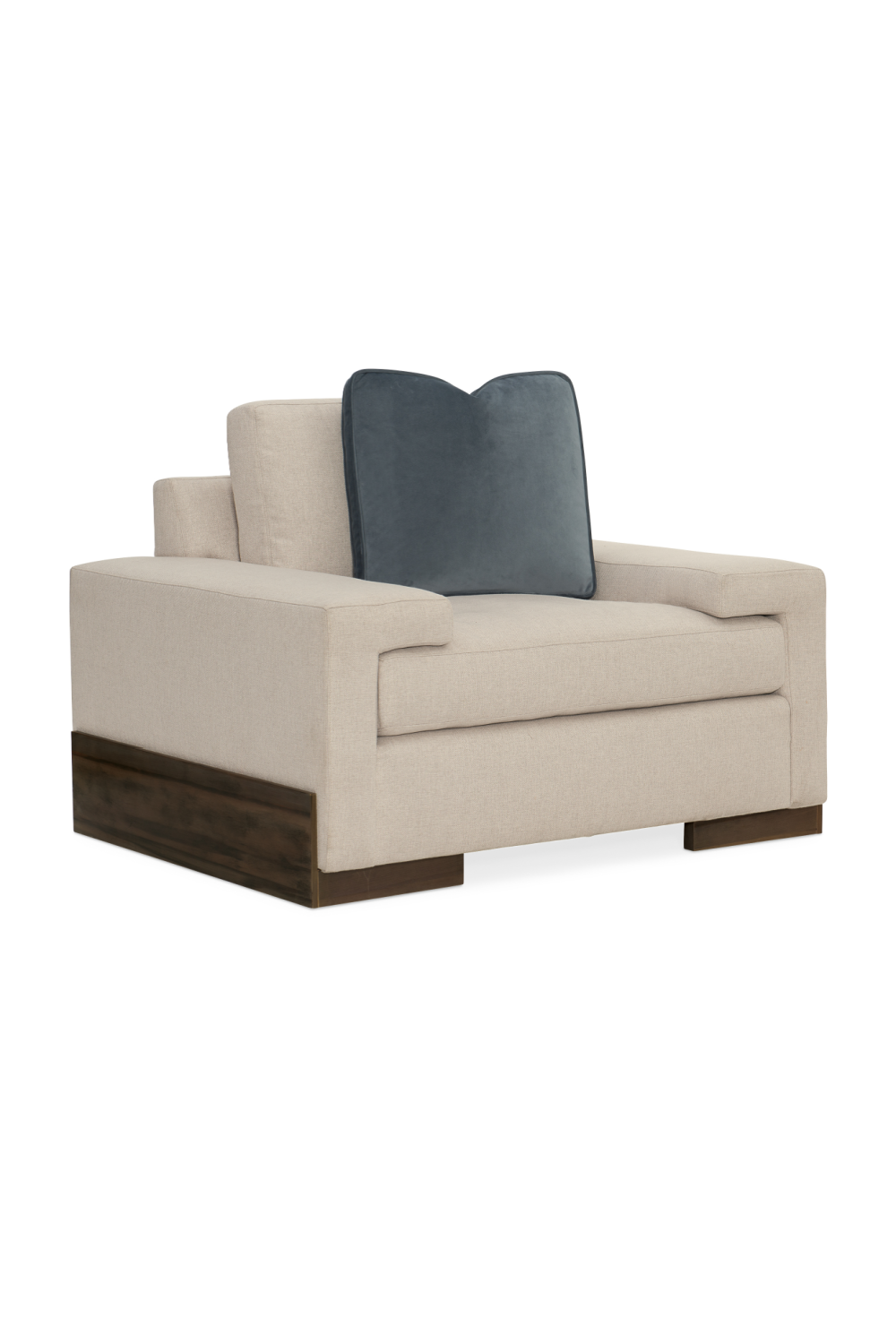 Modern Neutral Accent Chair | Caracole I'm Shelf-ish | Oroa.com