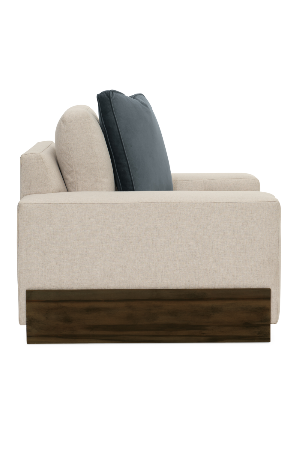 Modern Neutral Accent Chair | Caracole I'm Shelf-ish | Oroa.com