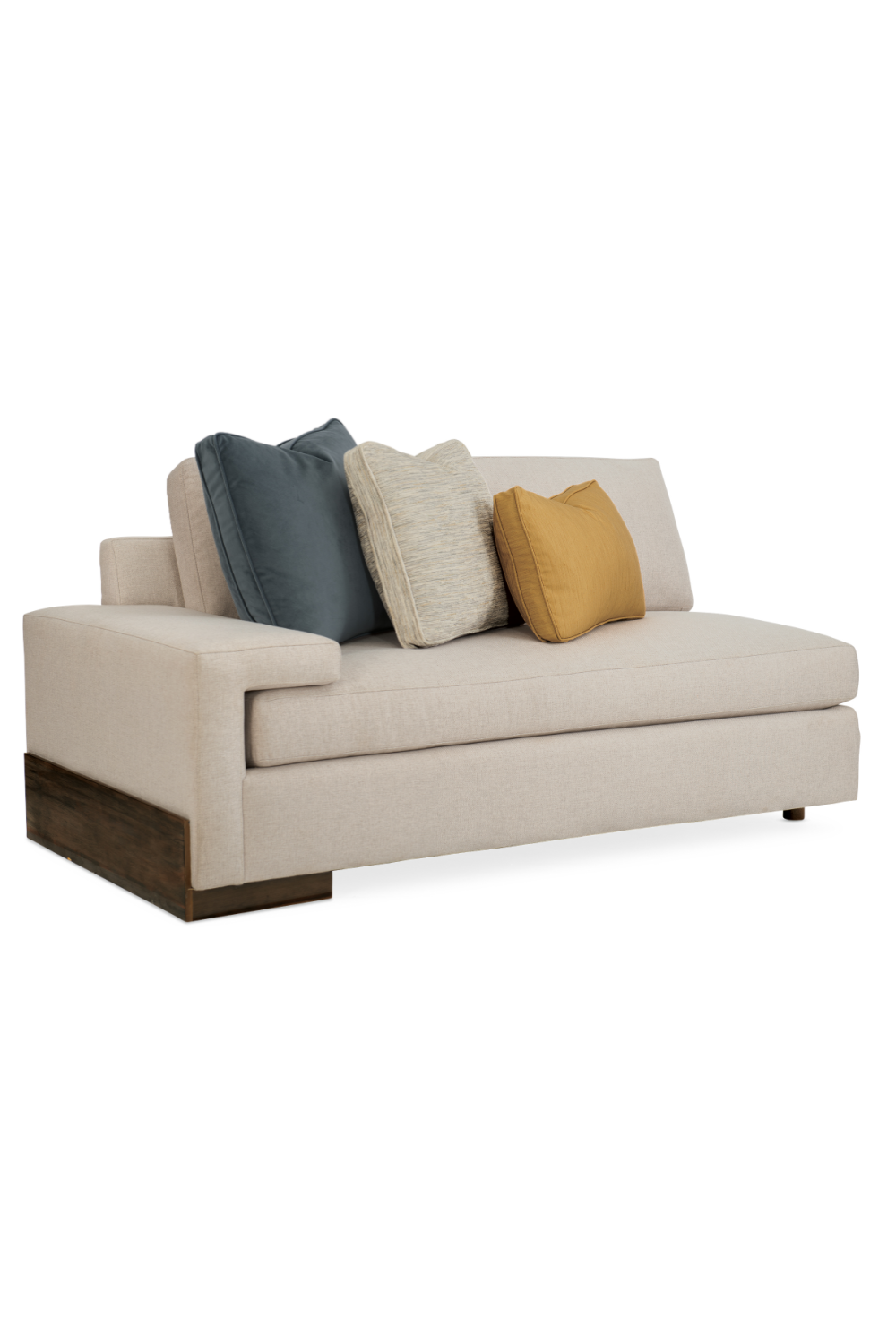 Neutral-Toned Sectional Sofa | Caracole I'm Shelf-Ish | oroa.com