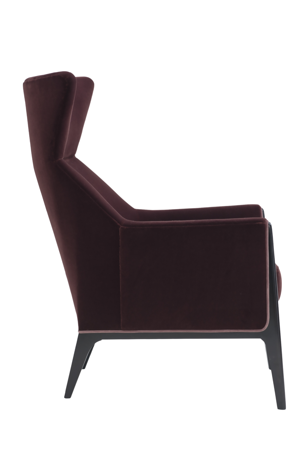 Plum Velvet Occasional Chair | Caracole Boundless | Oroa.com