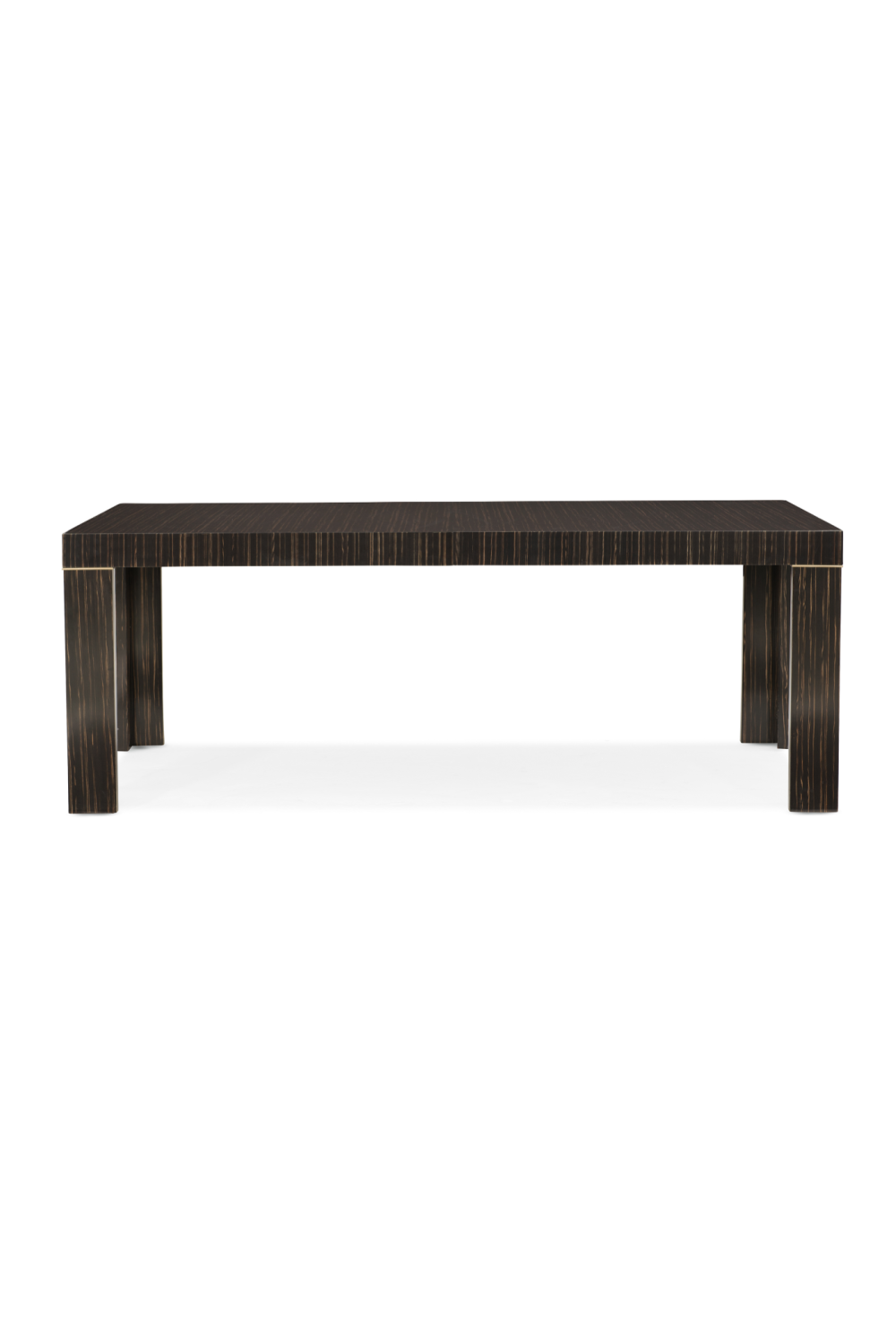 Striated Wood Extendable Dining Table | Caracole Edge | Oroa.com