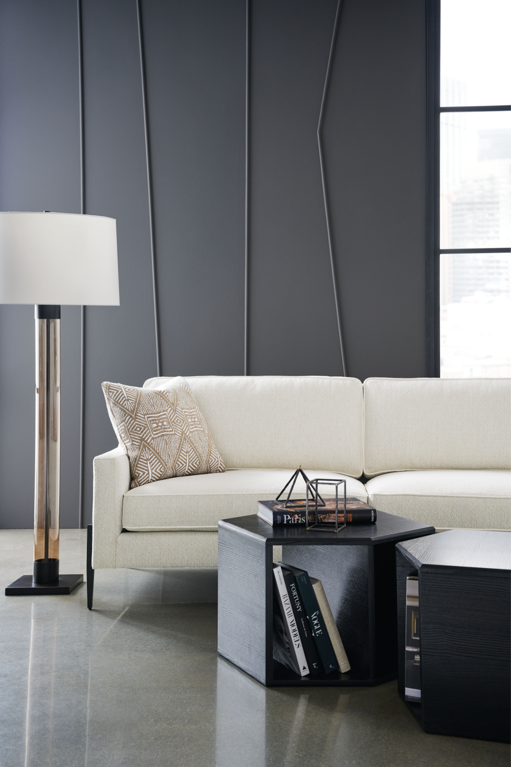 Modern Cream Sofa | Caracole Remix | Oroa.com