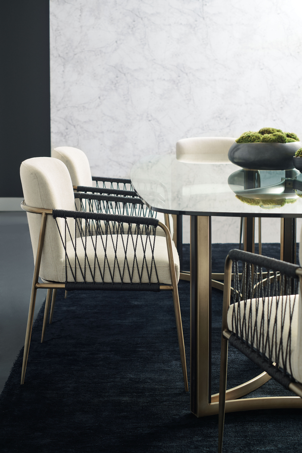 Double Pedestal Dining Table | Caracole Remix | Oroa.com