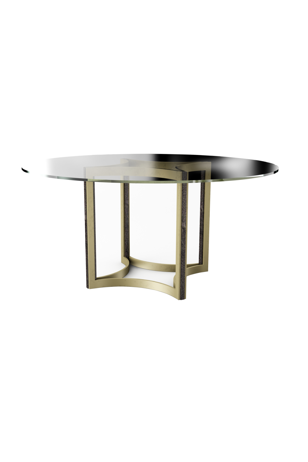 Round Glass Dining Table | Caracole Remix Remix | Oroa.com