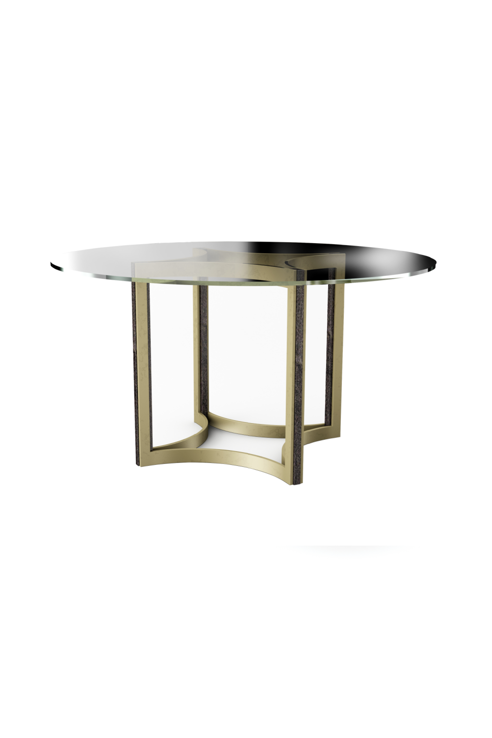 Round Glass Dining Table | Caracole Remix Remix | Oroa.com