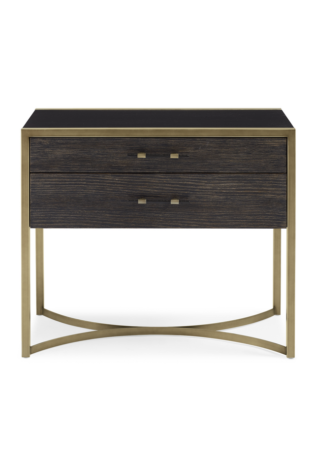 Cerused Oak Modern Nightstand L | Caracole Remix | Oroa.com