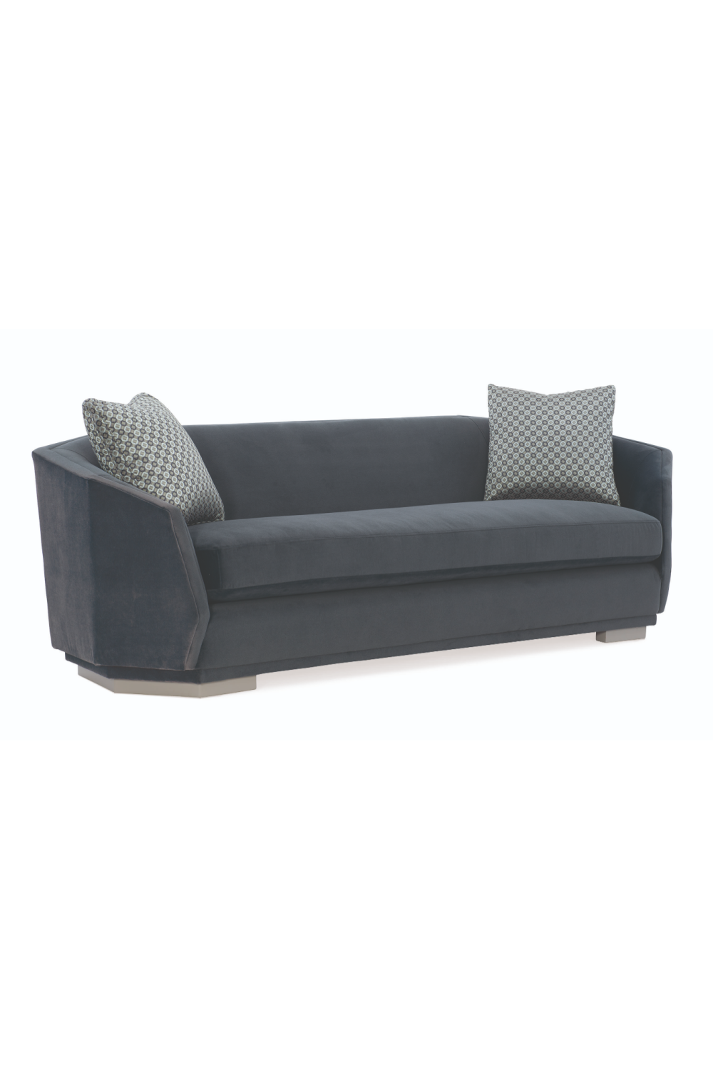 Dark Blue Modern Sofa | Caracole Expressions | Oroa.com