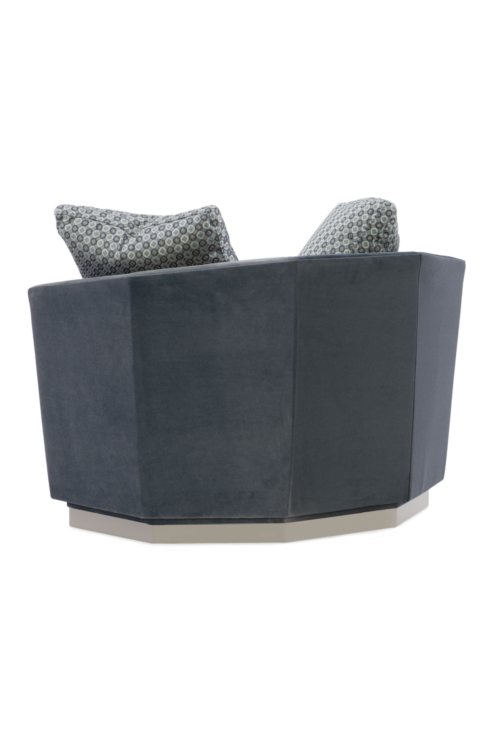 Octagonal Swivel Chair | Caracole Expressions | Oroa.com
