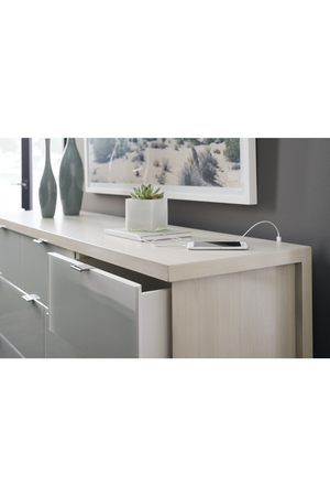 Ash Taupe Minimalist Dresser | Caracole Expressions | Oroa.com