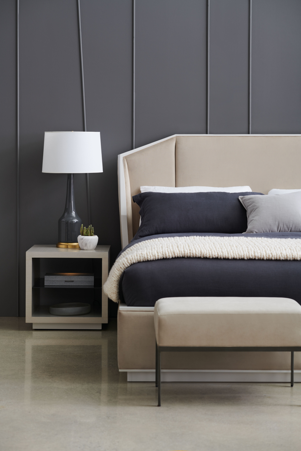 Beige Bed Bench | Caracole Expressions | Oroa.com