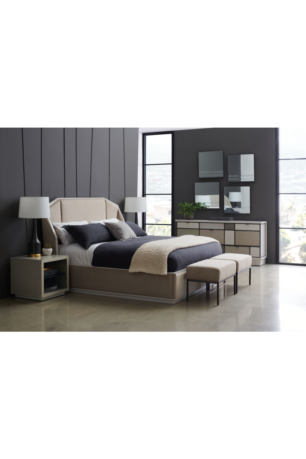 Beige Bed Bench | Caracole Expressions | Oroa.com